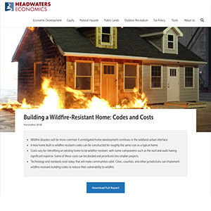 Building a Wildfire-Resistant Home: Codes and Costs