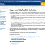 Crown Land Wildfire Risk Reduction