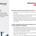 Firesmart fact sheet - fences
