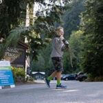 man carrying tree over his shoulder