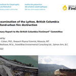 An examination of the Lytton, BC wildland-urban fire destruction