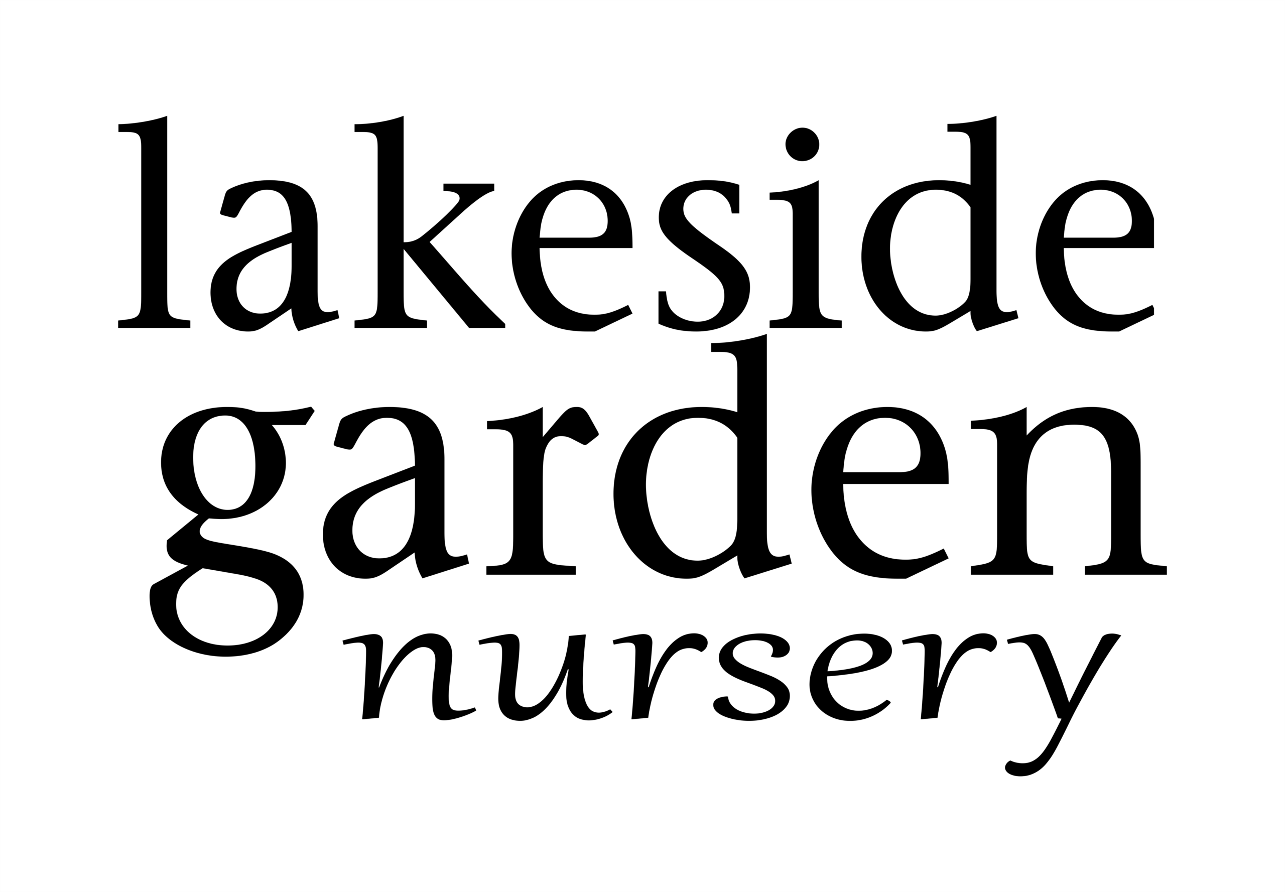 lakeside garden nursery logo
