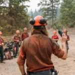 Team of firefighters