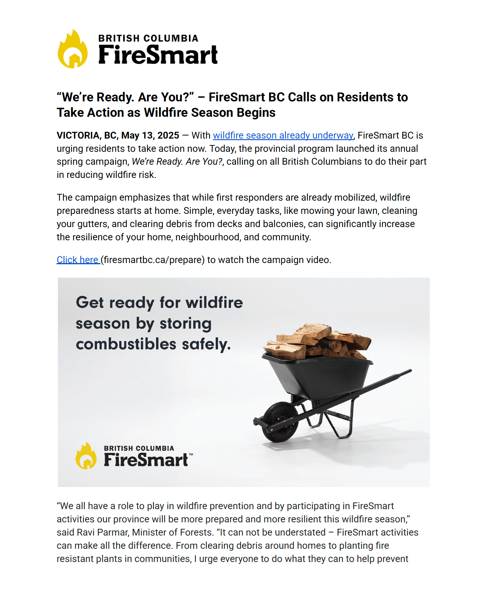 We’re Ready. Are You? | FireSmart BC